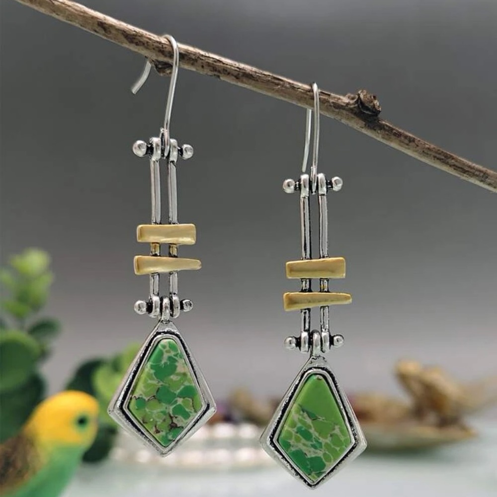 Vintage Geometric Earrings